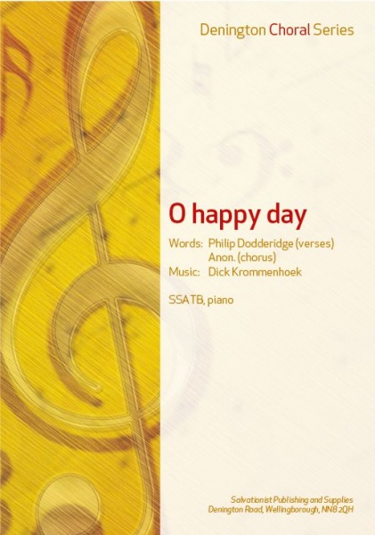 O HAPPY DAY - SSATB, PIANO