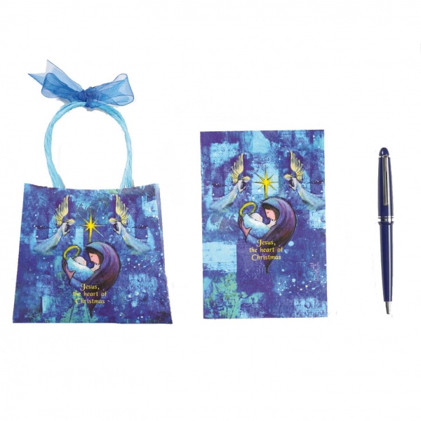Pen & Stationery Set - Jesus The Heart of Christmas