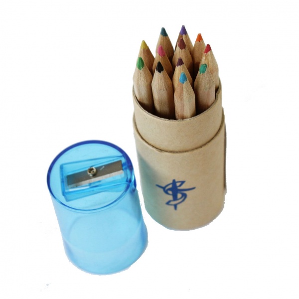 Pencil Crayons with Sharpener