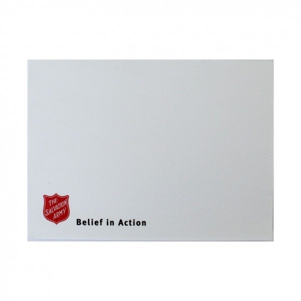 Red Shield Sticky Note Pad
