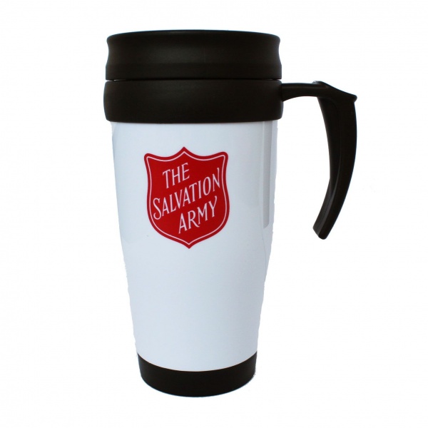 Red Shield Travel Mug