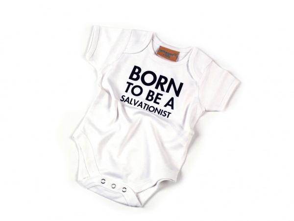 Salvation Army Baby Grow - Born to be a Salvationist