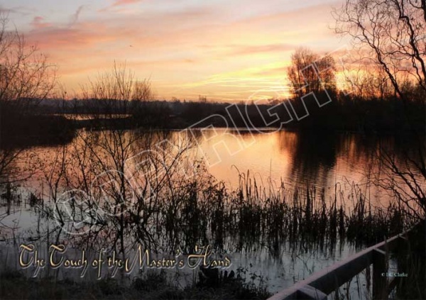 Sunrise Summers Leys Mounted Print