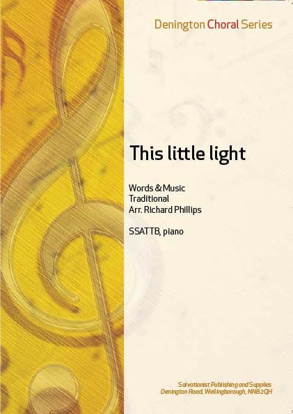 THIS LITTLE LIGHT - SSATTB, Piano