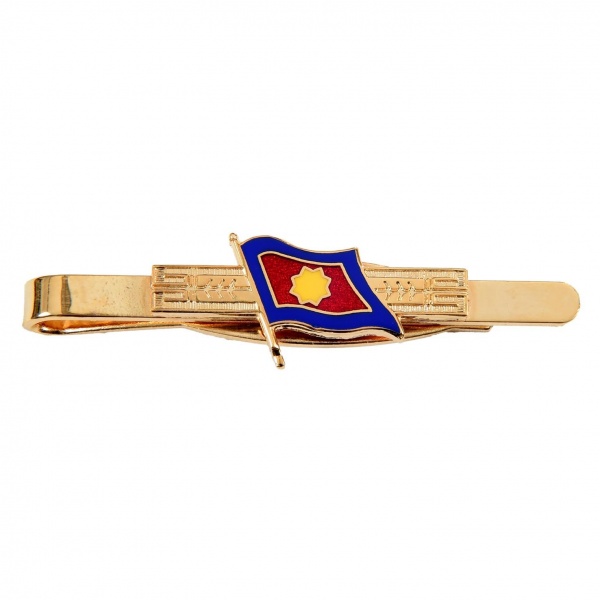 Tie Clip with Flag
