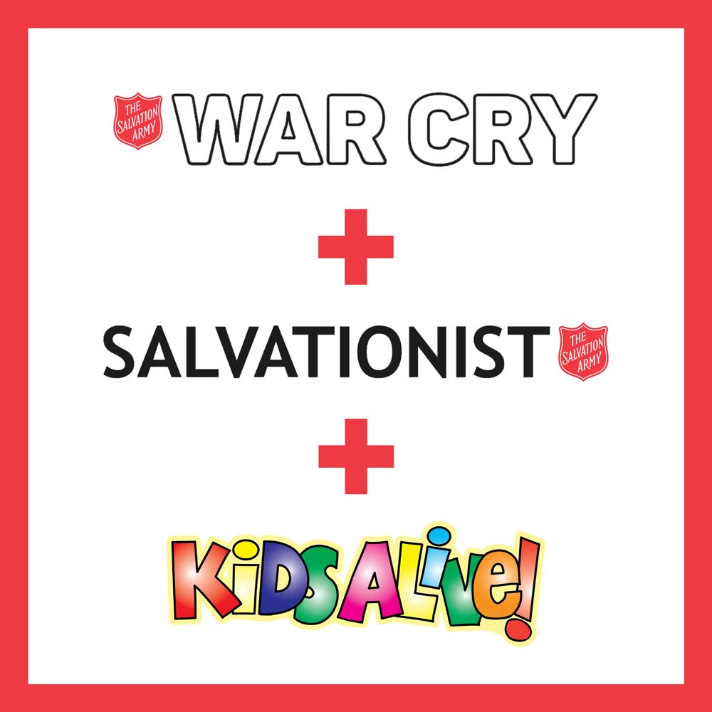 War Cry, Salvationist & Kids Alive Monthly Subscription