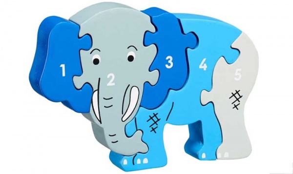 Wooden Elephant Puzzle